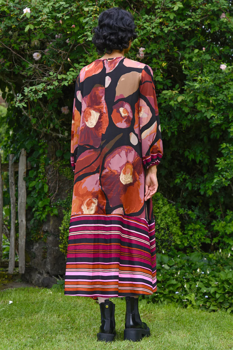 florals dress to impress Dress Photo_Shoot_Dress line skirt that will Plus Sizes | After Size:M (US 12-14)
