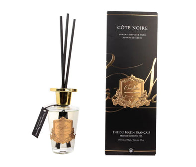 CÔTE NOIRE 150ML DIFFUSER SET - FRENCH MORNING TEA - GOLD