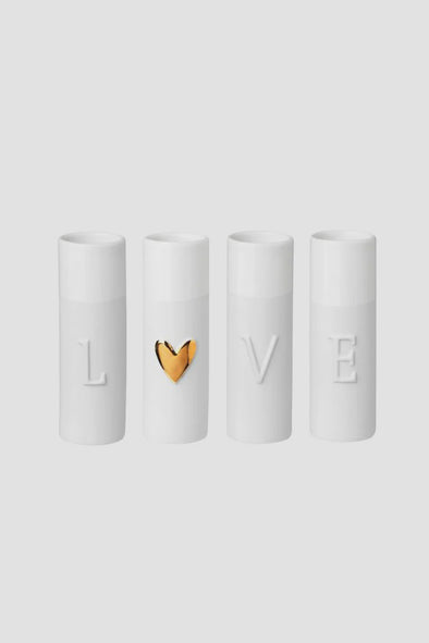 LOVE mini vase set