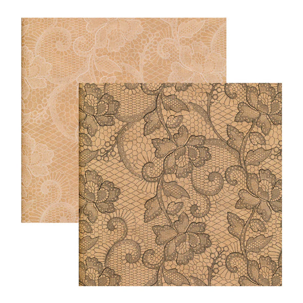 lace print wrapping paper roll
