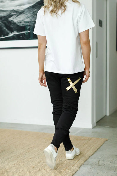 Apartment Pant with Gold X