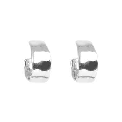 Sculptured Earring - Silver