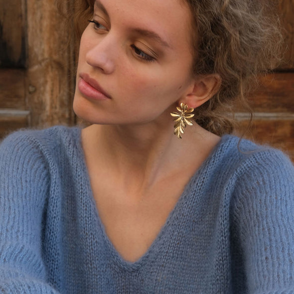 Botanic Earrings - Gold