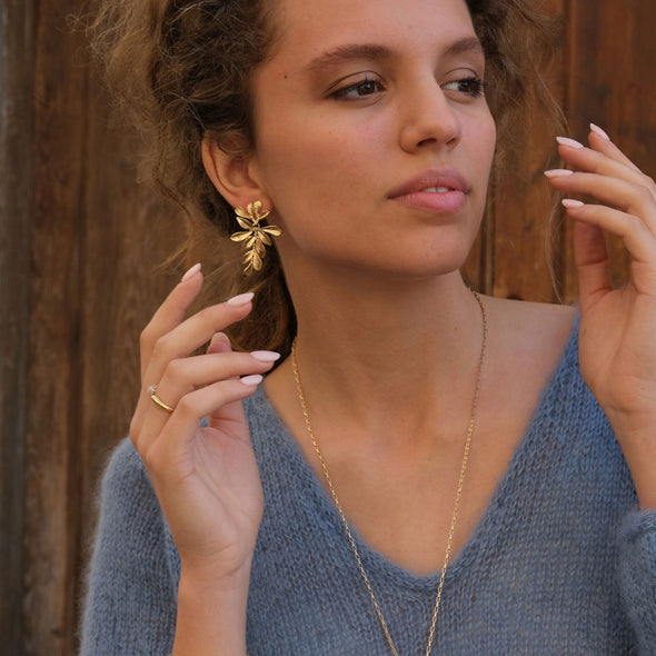 Botanic Earrings - Gold