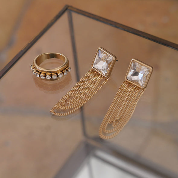 Statements Earrings - Gold