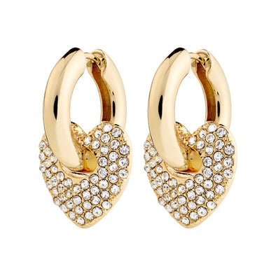 Dune Heart Earrings