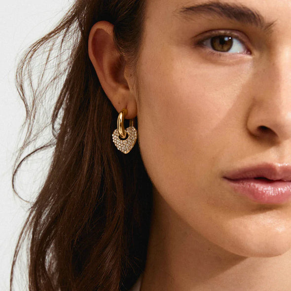 Dune Heart Earrings