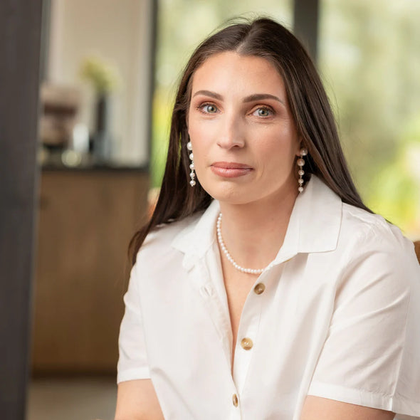 Silver Perle 4mm Fresh Water Pearl Necklace 45cm