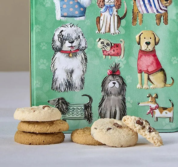 Dogs in Jumpers Assorted Biscuits Gift Tin