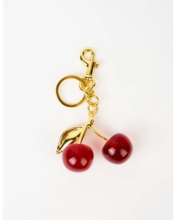 Bag/Key Charm Red Cherries