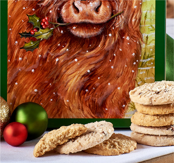 Highland Cow Assorted Biscuits Gift Tin