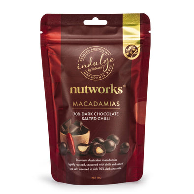 70% Dark Chocolate Salted Chilli Macadamias