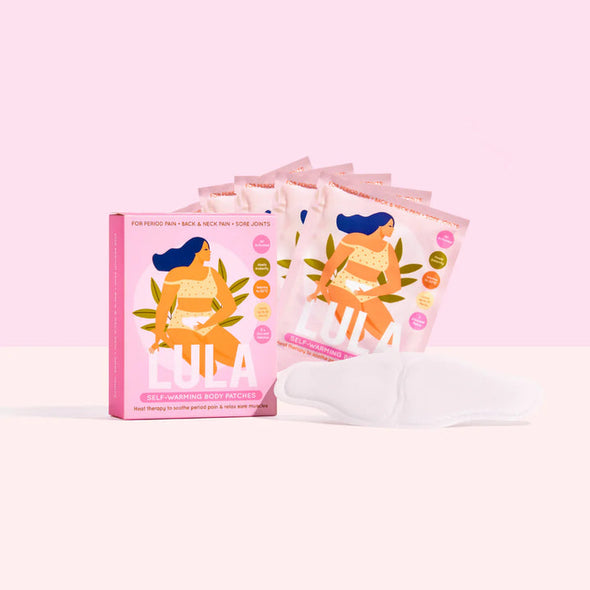 Self warming body patches