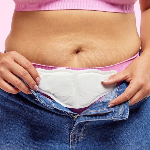 Self warming body patches