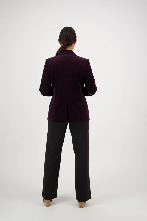 Shaped Pinwale cord Blazer