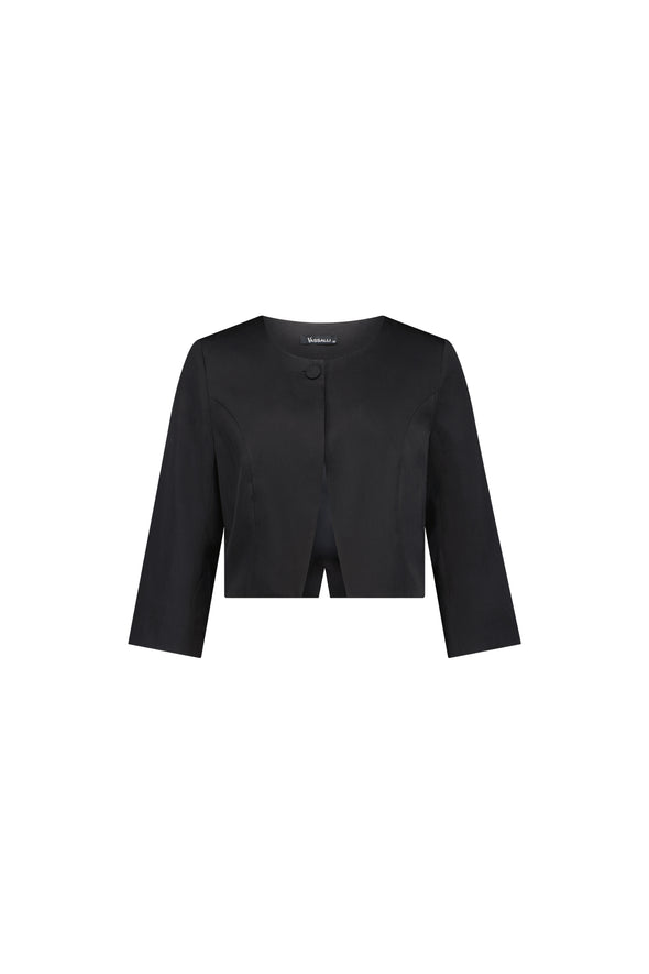 3/4 sleeve single button jacket