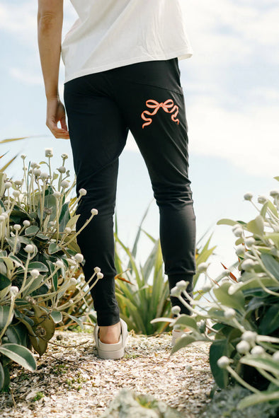 Apartment Pants - Blossom Berry Bow