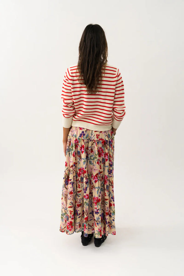 Sunset Maxi skirt Flower Print