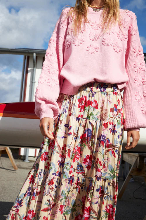 Sunset Maxi skirt Flower Print