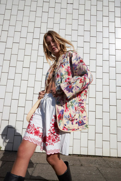 Lulu Jacket Flower Print