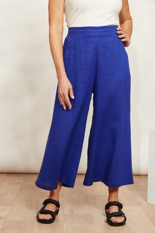 Halcyon Crop Pant-Cobalt