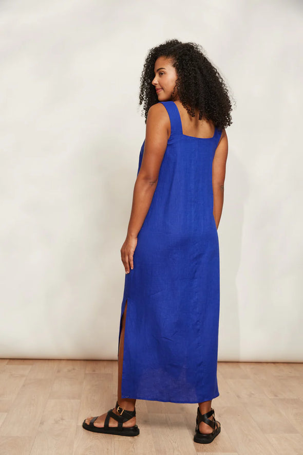Halcyon Tank Dress-Cobalt