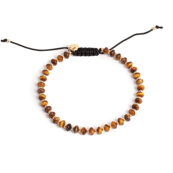 Bracelet - Tigereye Macrame Clasp