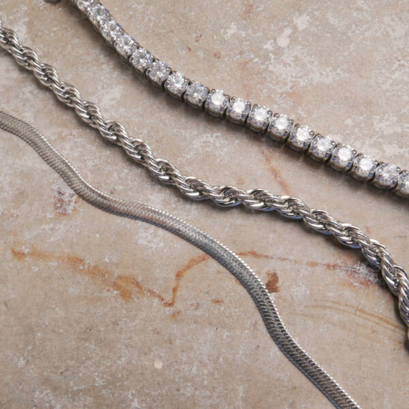 Tennis Bracelet - Steel