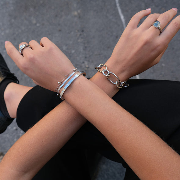 Bracelet -  Heavy Chain - Steel