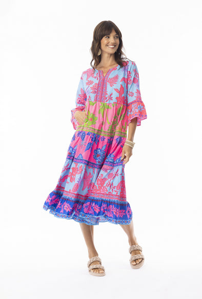 Lidia Dress Layers Ric Rac