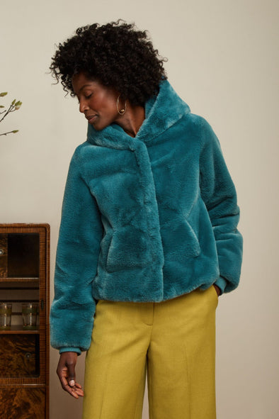 Judy Coat Philly - Sea Blue