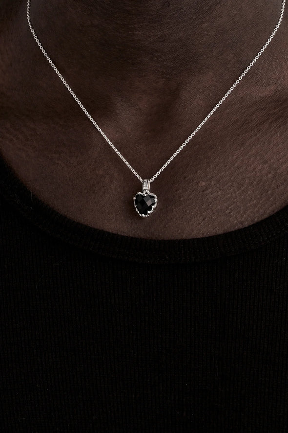 Love Claw Necklace  - Onyx