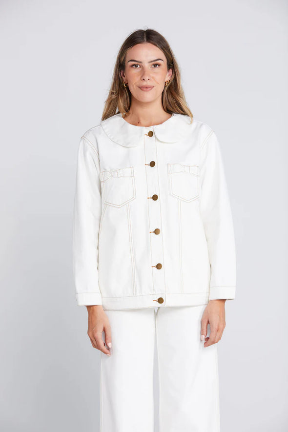 BowTique  Shacket Off White