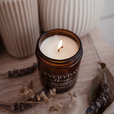 Moondrops soy candle in a jar