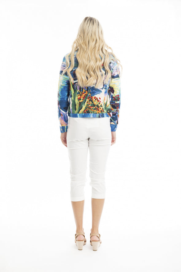 Ponte jacket printed