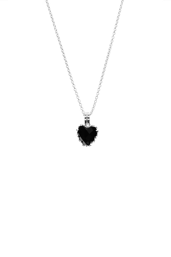 Love Claw Necklace  - Onyx