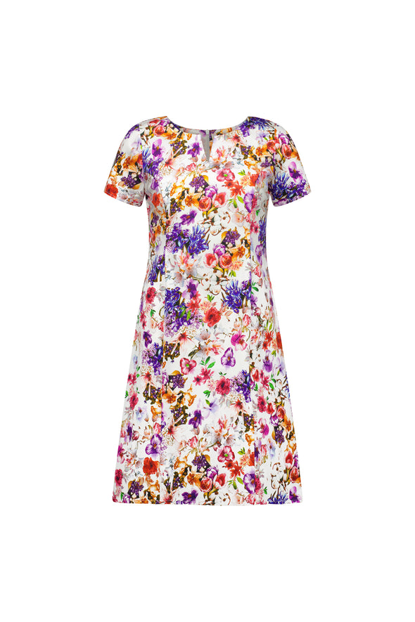 Floral Print Dress - Burst