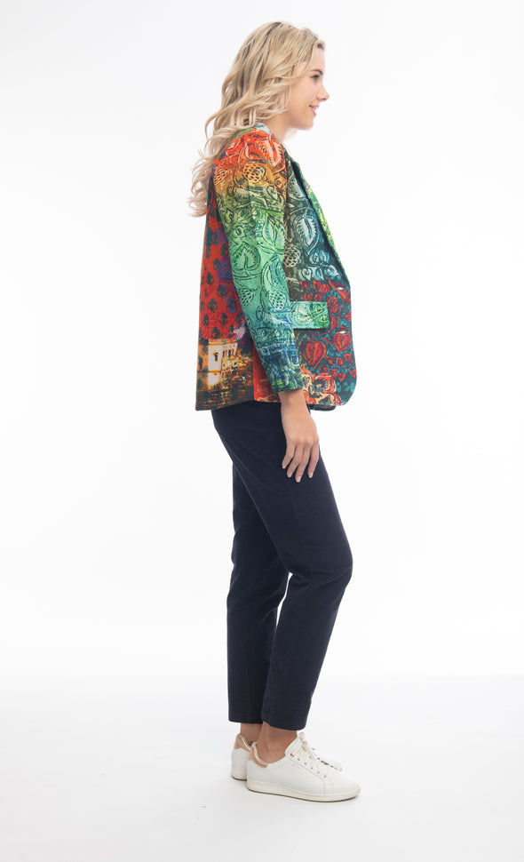 Sky lights Print Jacket