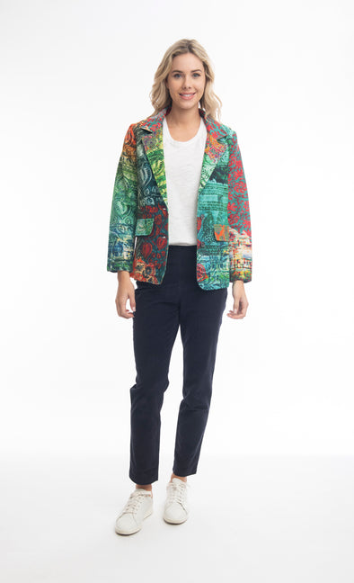 Sky lights Print Jacket