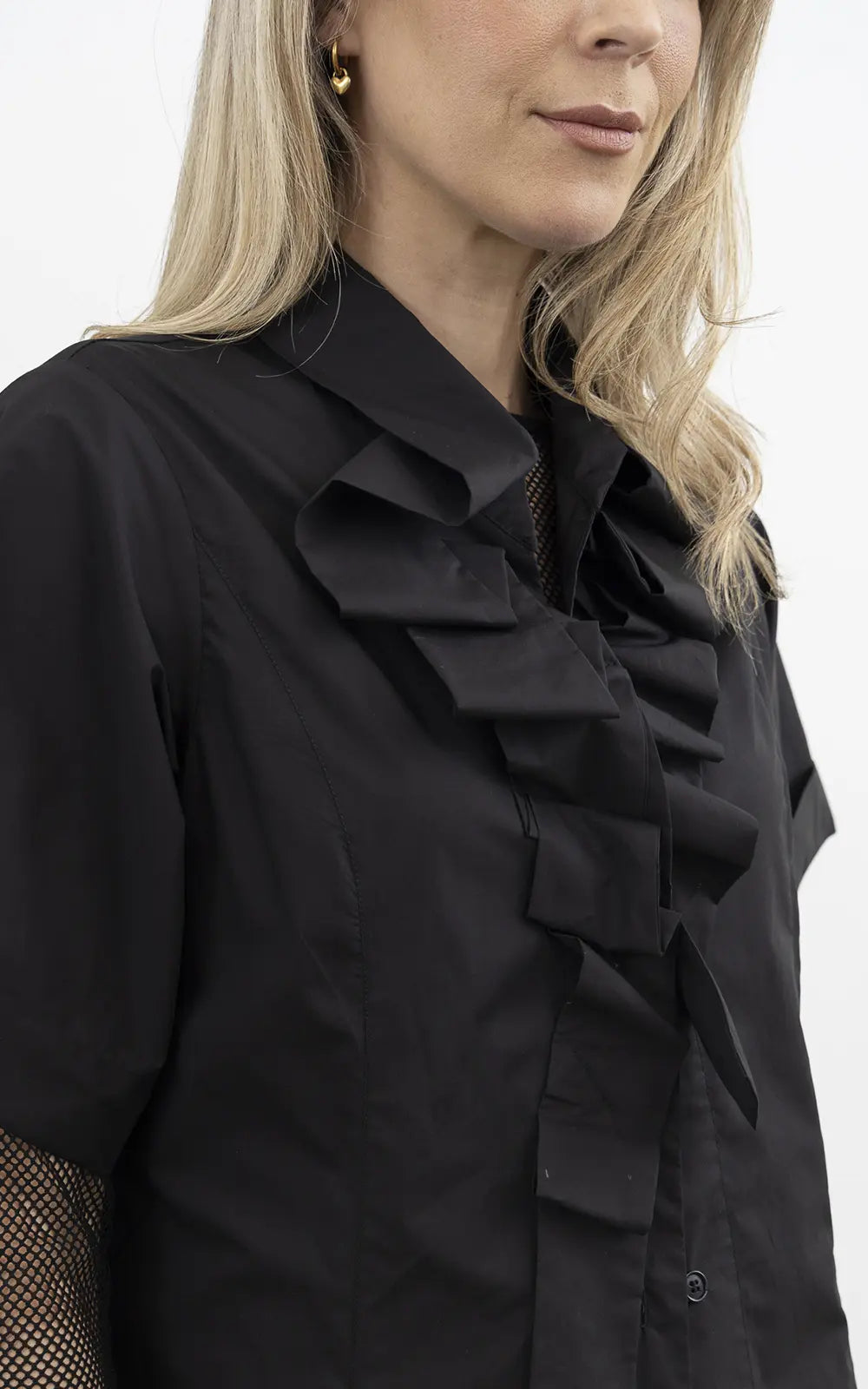 atmosphere shirt dress Atmosphere Women's Black Short Sleeve Mid length Stretch T-Shirt Dress Size 4 **