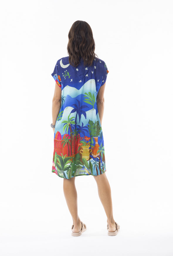 Arabian Nights Dress Short Sleeve
