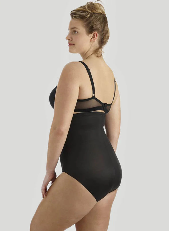Comfort Plus Hi-Wasit Brief - Black