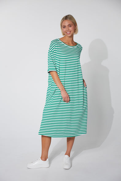 Mala TShirt Dress - Emerald