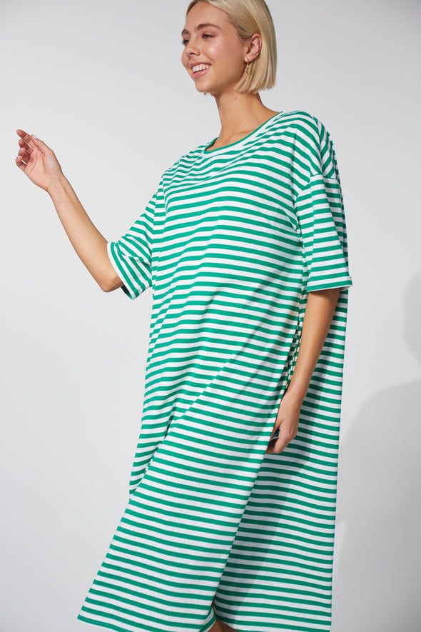 Mala TShirt Dress - Emerald