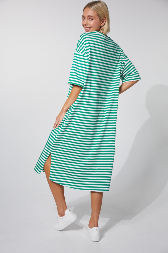 Mala TShirt Dress - Emerald