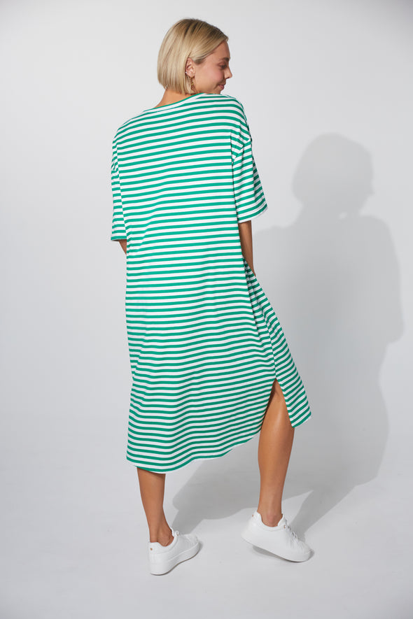 Mala TShirt Dress - Emerald