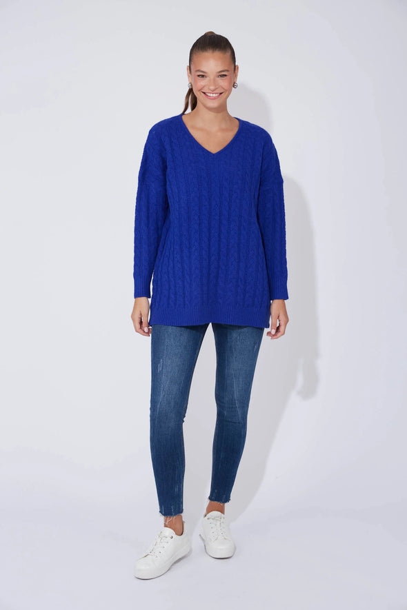 Cadiz Jumper One Size - Cobalt