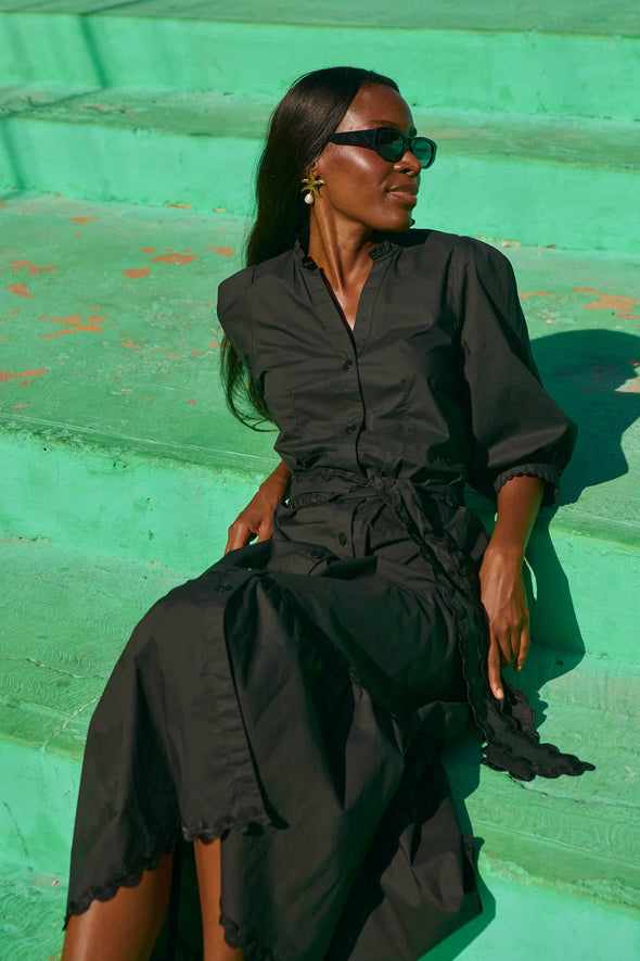 Brasilia Button Maxi Dress