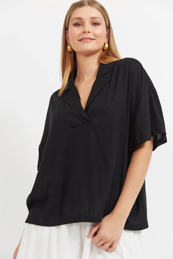 Jardin Collared Top