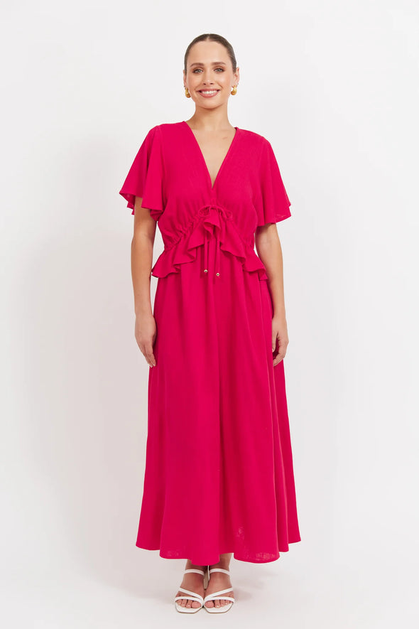 Jardin Frill Maxi Dress